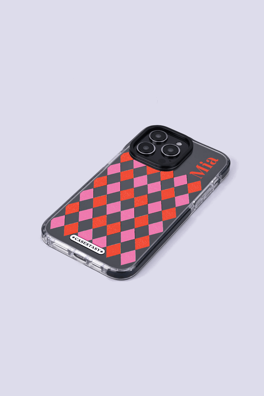 เคสสั่งทำ iPhone ออกแบบเอง ลาย argyle